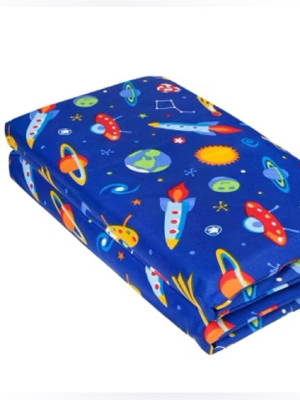 NEW Wildkin Kids Microfiber Out of This World Blue Rest Mat Cover